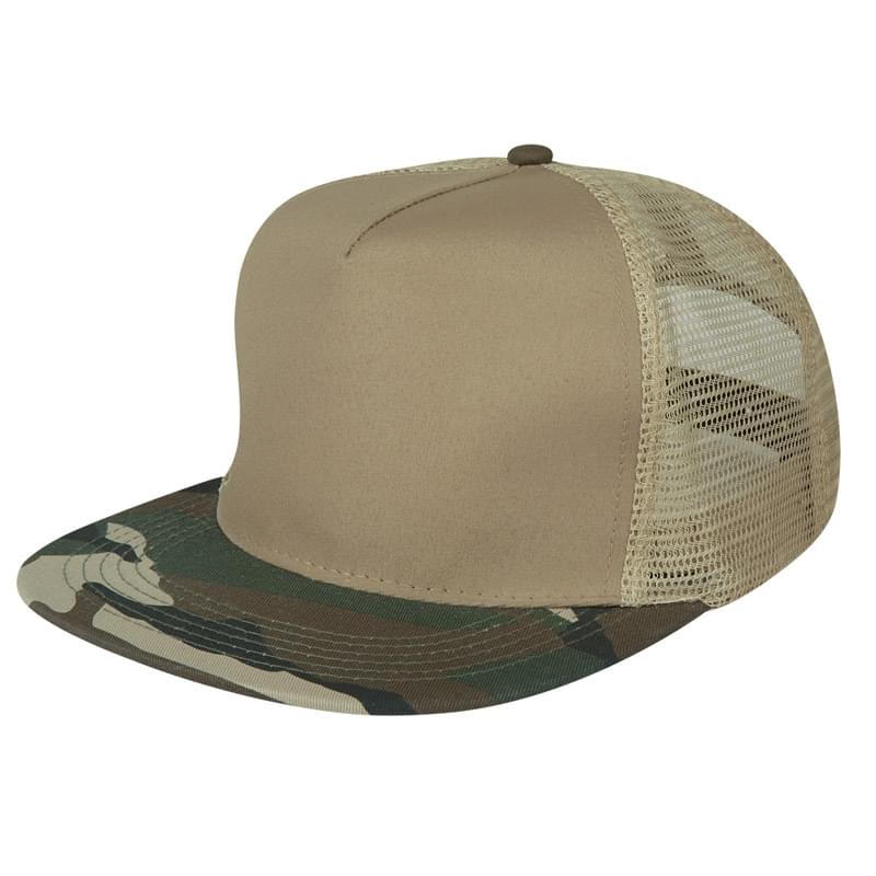 Flat Bill Camo Cap