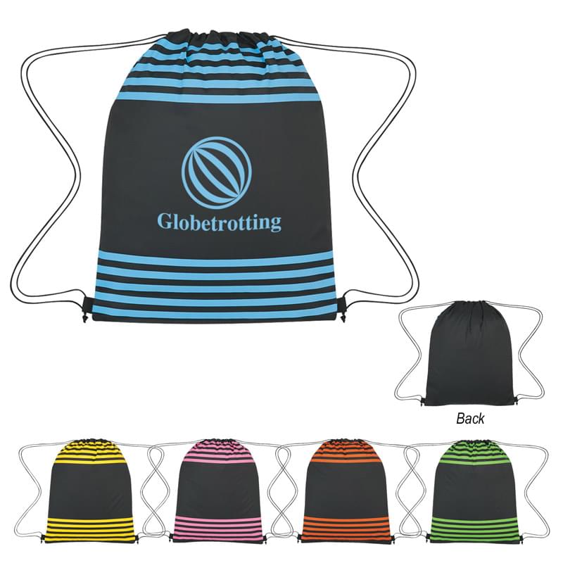 Striped Drawstring Sports Pack