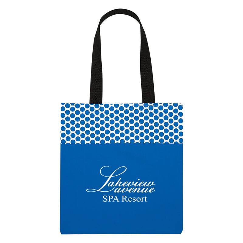 Polka Dot Accent Tote Bag