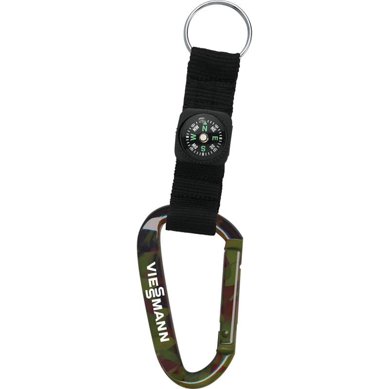 Carabiner with Compass