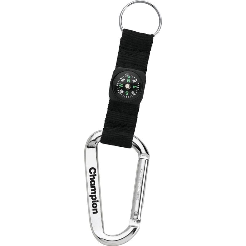 Carabiner with Compass