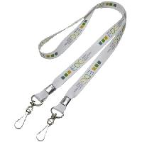 1/2 inch Double Ended Dye Sublimation Lanyards - <p> * Top Quality durable fabric, easily washable and dried<br/>  * Attachment clip on the both ends<br/>   *  Digital Printed with full bleed<br/>  *Full Color Imprint with step and repeat<br/>  *Free PMS color match<br/>  *See attachment options below, and note your selection in the "Special Instructions" field