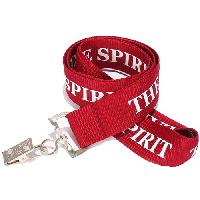 5/8 Inch Polyester Lanyard - <p>	* Top Quality durable fabric, easily washable and dried<br />	*One Color Front Imprint with step and repeat<br />	*Free PMS color match for Screen Print<br />	*See attachment options below, and note your selection in the "Special Instructions" field