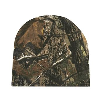 Realtree ™ And Mossy Oak ® Camouflage Beanie - Outer: 100% Cotton. Lining: 100% Acrylic | One Size Fits All | Comes In 2 Great Camouflage Patterns