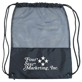 Mesh Sports Pack - Drawstring Closure | Mesh With 210D Polyester | Spot Clean/Air Dry