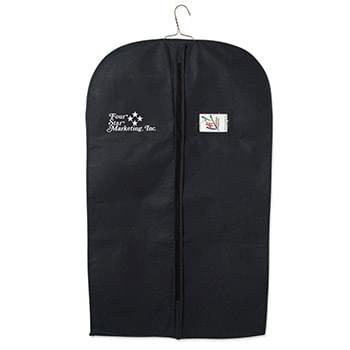 Non-Woven Garment Bag - Made Of 80 Gram Non-Woven, Coated Water-Resistant Polypropylene | Identification Window | Front Zipper | Lightweight And Very Durable | Spot Clean/Air Dry