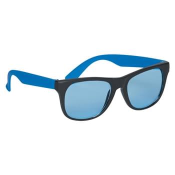 Tinted Lenses Rubberized Sunglasses - Made Of Polycarbonate Material | UV400 Lenses Provide 100% UVA and UVB Protection  
