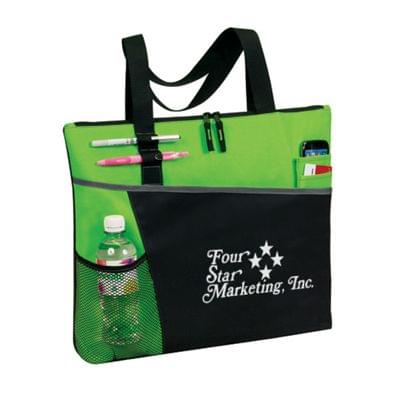 Double Zip Convention Tote Bags