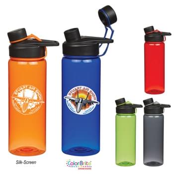 25 Oz. Tritan&trade; Avid Bottle - CLOSEOUT! Please call to confirm inventory available prior to placing your order!<br />Durable Tritan&trade; Material   | Impact And Shatter Resistant   | Screw On, Self-Attached, Spill-Resistant Sip Through Lid  | Easy Carry Handle   | Meets FDA Requirements   | BPA Free   | Hand Wash Recommended