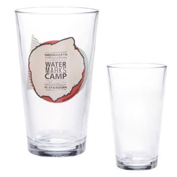 16 Oz. 4-Color Process Pint Glass - Highest Standard Glass Material  | Safe Edge Rim & Foot Guarantee  | Rounded Design And Chip-Resistant Rolled Rim   | Pub Glass With Clear Thick Wall | Perfect For Restaurants, Bars And More!