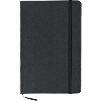 Shelby 5" x 7" Notebook - Inside Back Accordian Pocket | Smooth Matte Finish | Matching Bookmark And Strap Closure | 80 Page Lined Notebook