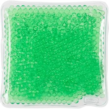 Square Gel Beads Hot/Cold Pack - Therapeutic Gel Pack Applies Heat Or Cold To Sore Muscles | Microwave And Freezer Safe | Reusable And Non-Toxic | Instructions Printed On Reverse Side