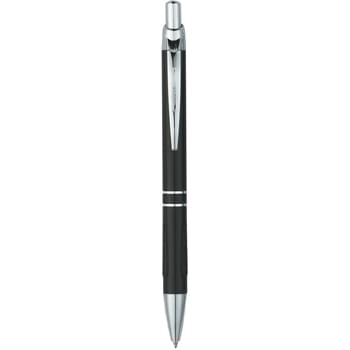 Tuscani Pen - Aluminum Pen | Plunger Action | Rubber Grips For Writing Comfort And Control