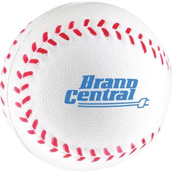 Baseball Stress Reliever - Squeezable foam.
