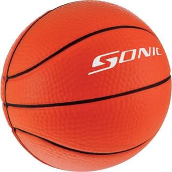 Basketball Stress Reliever - Squeezable foam.