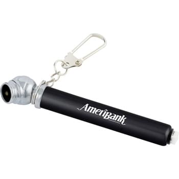 Mini Tire Gauge / Keychain - Measures up to 50 PSI. Strong clip keychain.